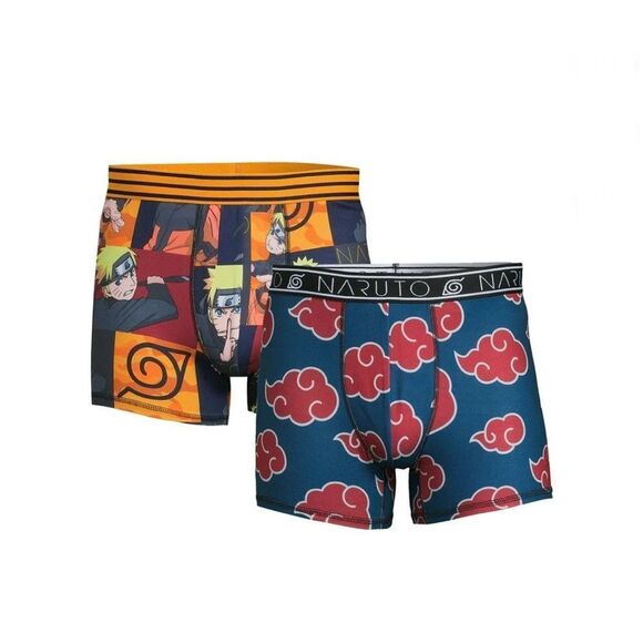 Men’s Naruto Shippuden & Dragonball Z Boxer Briefs Underwear2, 2-Pack, Size 2XL - Picture 3 of 10